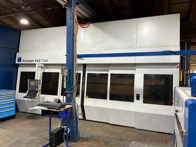 Imagen general de 2009 Trumpf TruLaser Cell 7040 (L13) bed/tube laser cutting machine